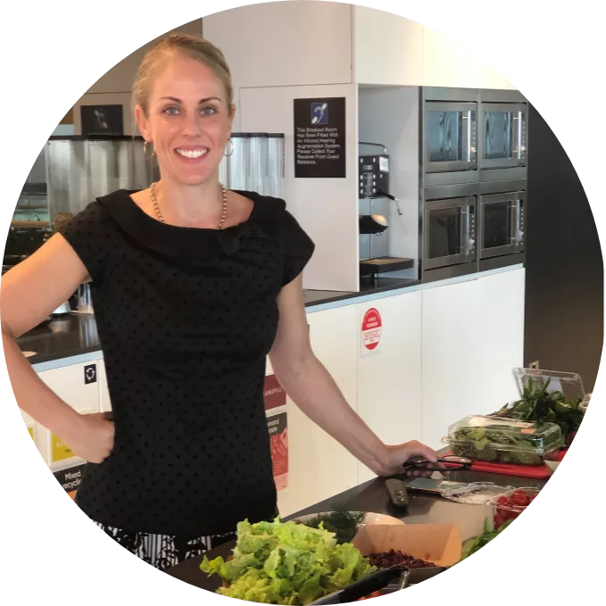Katie King: The Balance Nutritionist corporate education with sample foods